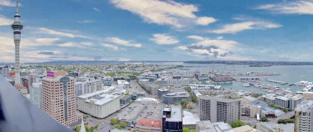 Magnificent Harbour View Skytower View Apartment In Cbd Auckland Esterno foto