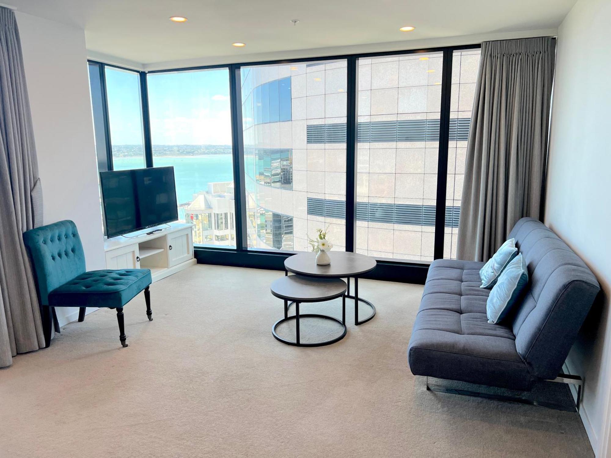 Magnificent Harbour View Skytower View Apartment In Cbd Auckland Esterno foto