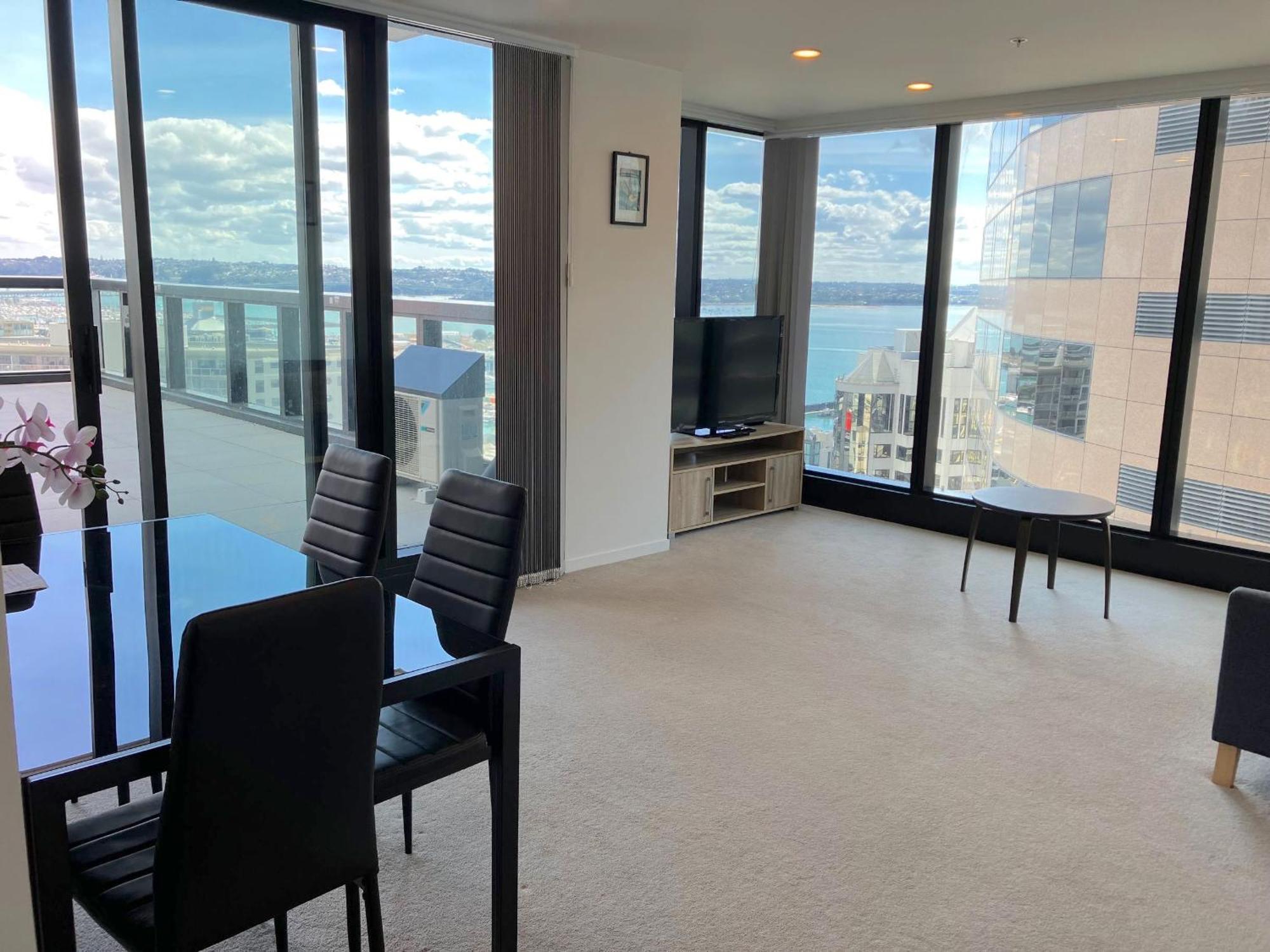 Magnificent Harbour View Skytower View Apartment In Cbd Auckland Esterno foto